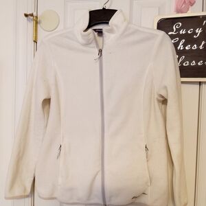 🌷EDDIE BAUER Women's Classic White Jacket L